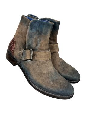 Sundance Leather Boho Multicolor Booties